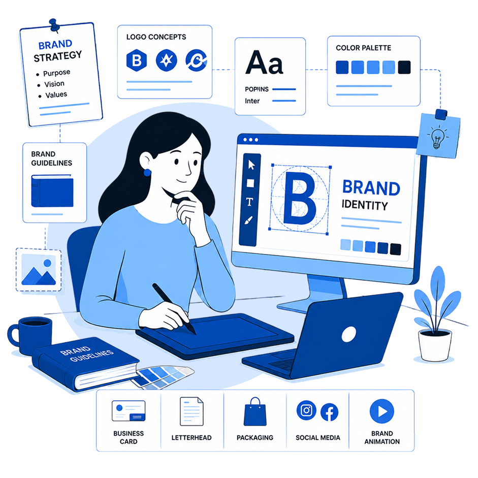 Growth Ready Brand Service Illustration