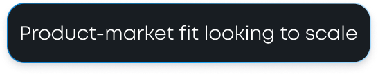 Product market fit looking to scale0