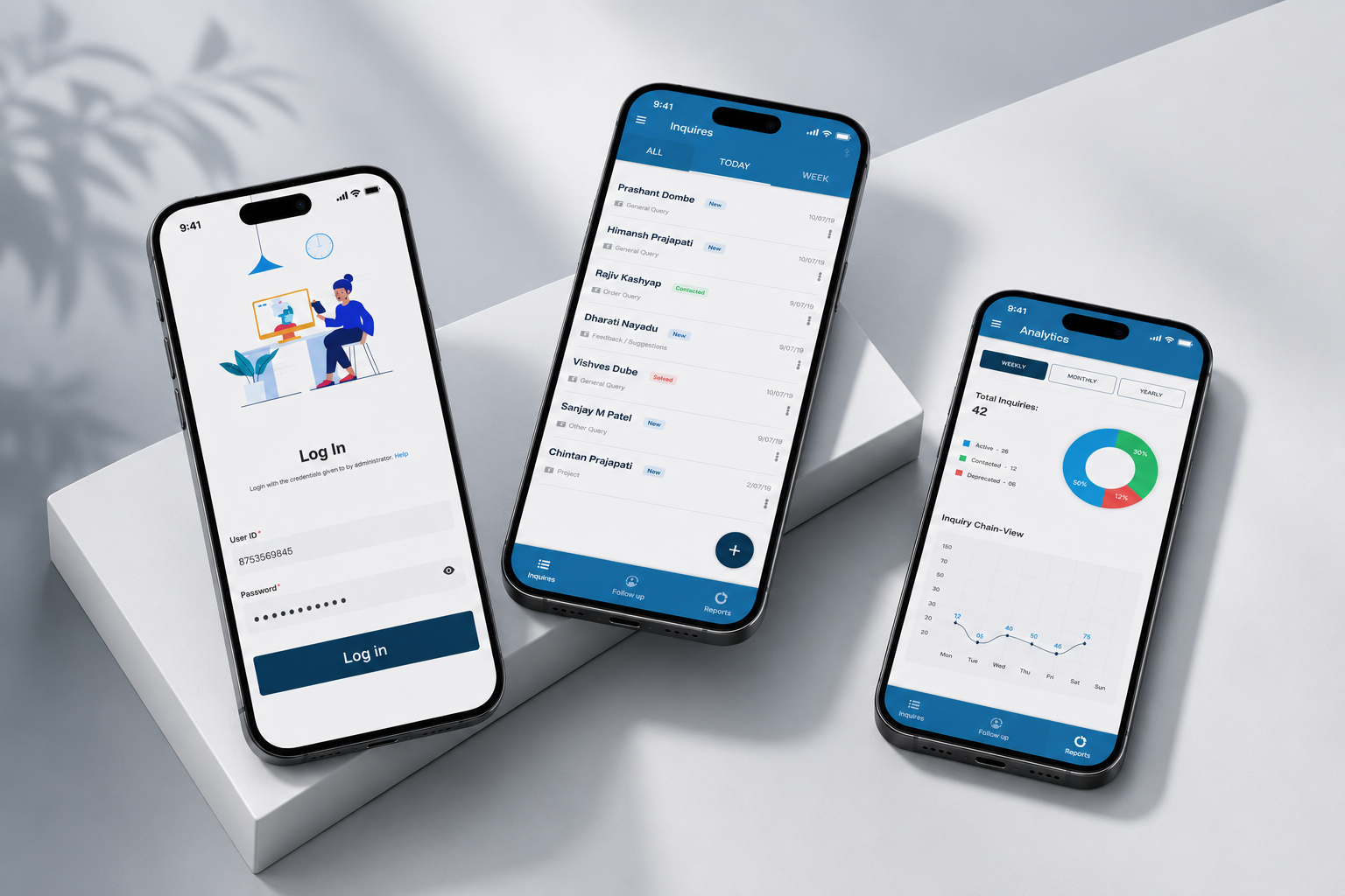 inquiry management app works