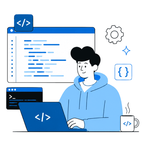website development illustrations